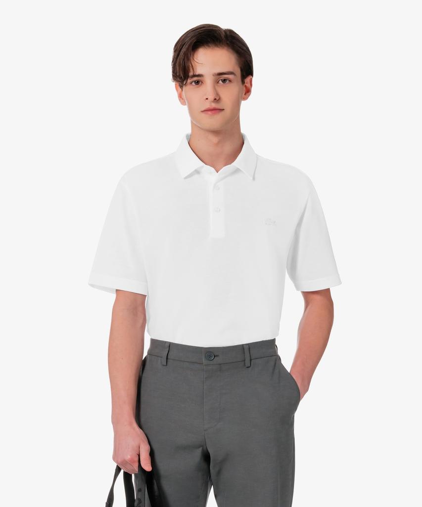 LACOSTE Men'S 3-Button Lean Short Sleeve Polo Shirt Ph662E-56G 001