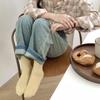 5 пар женских весенних и осенних универсальных утягивающих носков в вертикальную полоску средней высоты