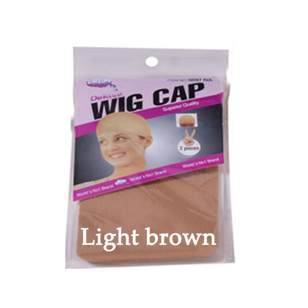 2 шт./лот коричневые плетеные растягивающиеся черные сетчатые чулки сетка для волос парик шапочка аксессуары для волос