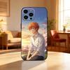 Чехол для телефона с аниме Фруктовый корзина Для iPhone 17, 16, 15, 14, 13, 12 Plus, Max Мягкий силиконовый Черный чехол