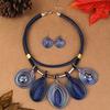 Rhinestone Inlaid Multi-layer Jewelry Set Crystal Women Jewelry Set Necklace Earrings Set  Women