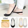5 Pairs of Women's Summer Thin Sweat Absorbing Breathable Ice Silk Non Slip Invisible Socks