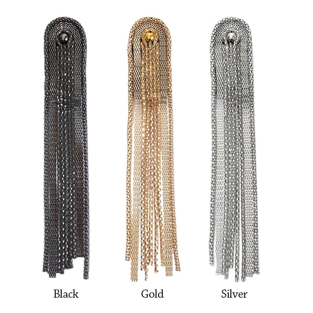 Long Chain Tassel Epaulette Classical Clothing Accessories Delicate Shoulder Brooch Men Women