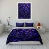 "Stained Glass Decorative Art Set" Bedding Set with 1 Duvet Cover 2 Pillowcases Single Double King Queen, Gift