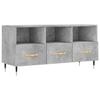 VidaXL TV Cabinet Concrete Grey 102x36x50 Cm Engineered Wood 829016