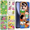 Чехол для телефона Cartoon C-Crayon Shinchan Black для Xiaomi Mi 9 SE 8 10T 11 12 13 Lite 9T 11T 12S 12T 13T 14 Pro 5G NE 11i 12X