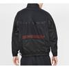 Jordan 23 Engineered Rubber Patch Свободная куртка с воротником-стойкой Мужские куртки Черные CN4579-010