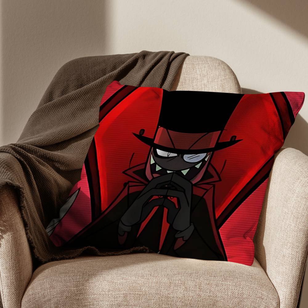Dr Flugslys Villainous Black Hat Cushion Cover Suitable For Sofa Car Bedroom Office Cushions Decorative Pillow Case