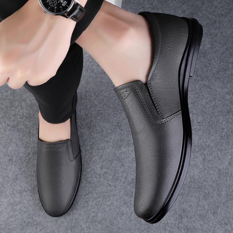 Модная мужская обувь из натуральной кожи, повседневная, роскошного бренда, мягкие мужские лоферы, мокасины, дышащая обувь слипоны, мужские лодочки, большие размеры 35-46