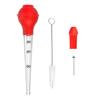 1 Set Turkey Baster Scale Design Easy To Clean Portable Turkey Oil Dropper with  Cleaning Brush BBQ Supplies