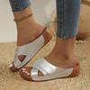 Trendy Luxury Slippers 2024 Summer Thick Sole Slope Heel Design for Leisure and Comfortable Women's Shoes Zapatos De Mujer