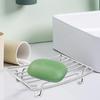 Shower Soap Dish Self-Draining Bar Soap Holder Drain Sponge Rack Stainless Steel Wire Tray For RV Sink Cabinet Dorm Travel