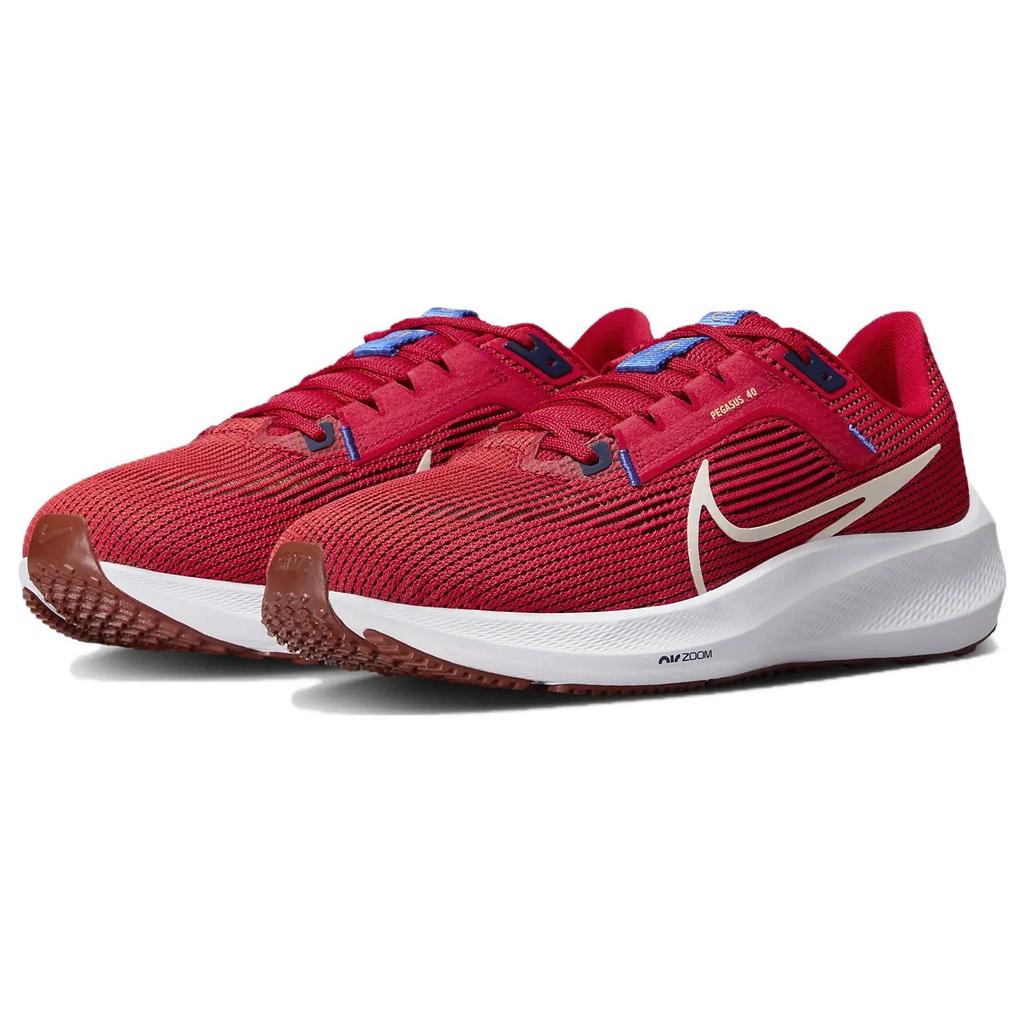 Nike Air Zoom Pegasus 40 University Red Sea Glass Men Sneakers Midnight-Navy Blue-Joy DV3853-600