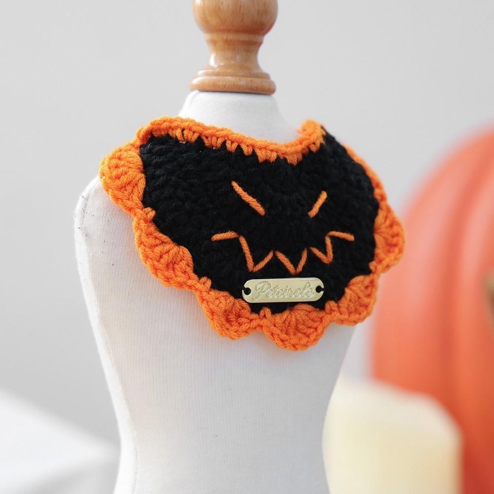 Washable Pet Bib Breathable Cat Knitted Scarf Cute Puppy Collar for Puppy Supplies