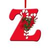 New Creative English Letter Hanging Acrylic Flat Christmas Tree Home Party Decoration Gift