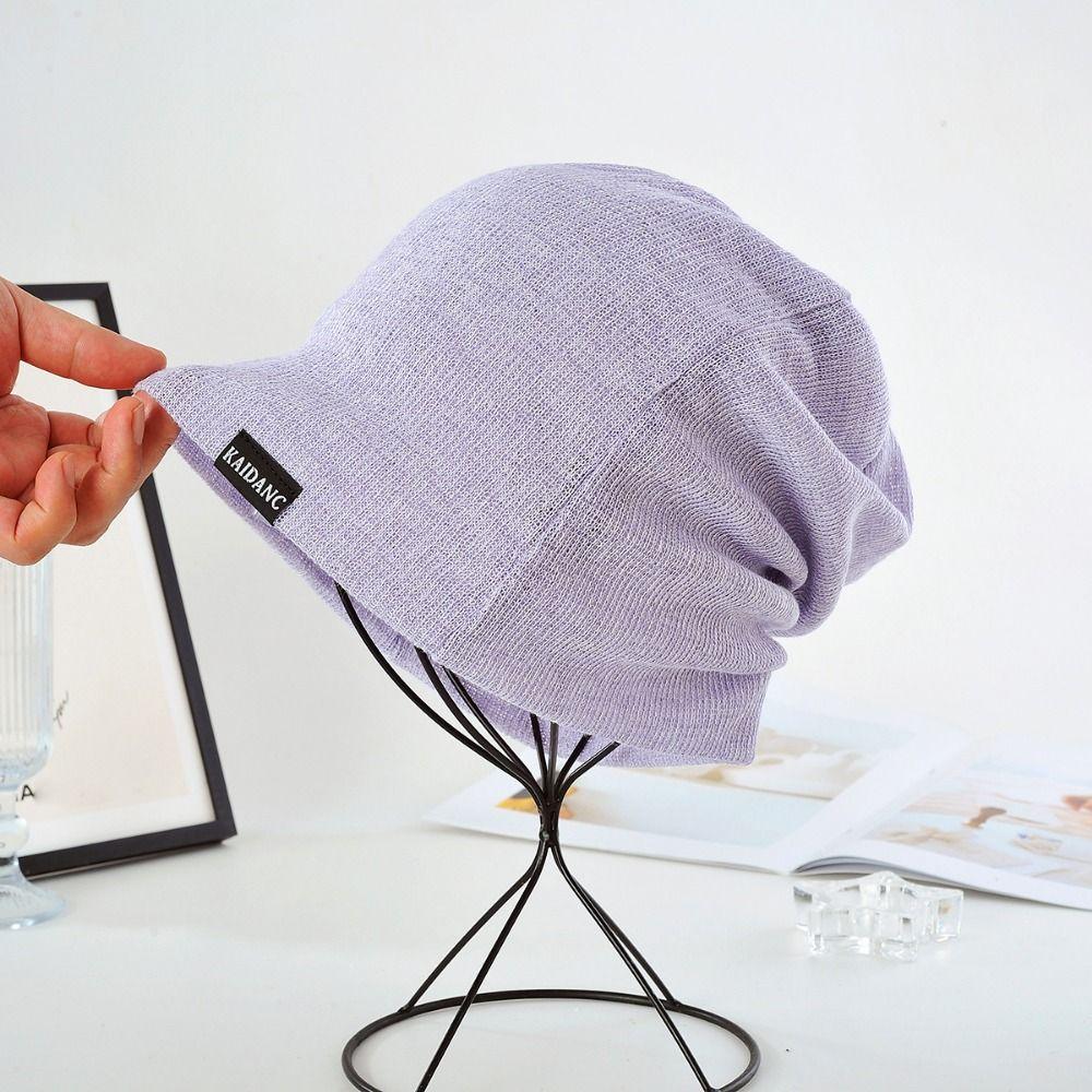Soft Beanie Thin Pullover Hat Creative Stacked Hat Girl Women