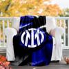 1pc I-Internazionale Milano (14) Theme Blanket - Digital Print, Polyester, Cozy for All Seasons, Perfect for Outdoor, and Travel