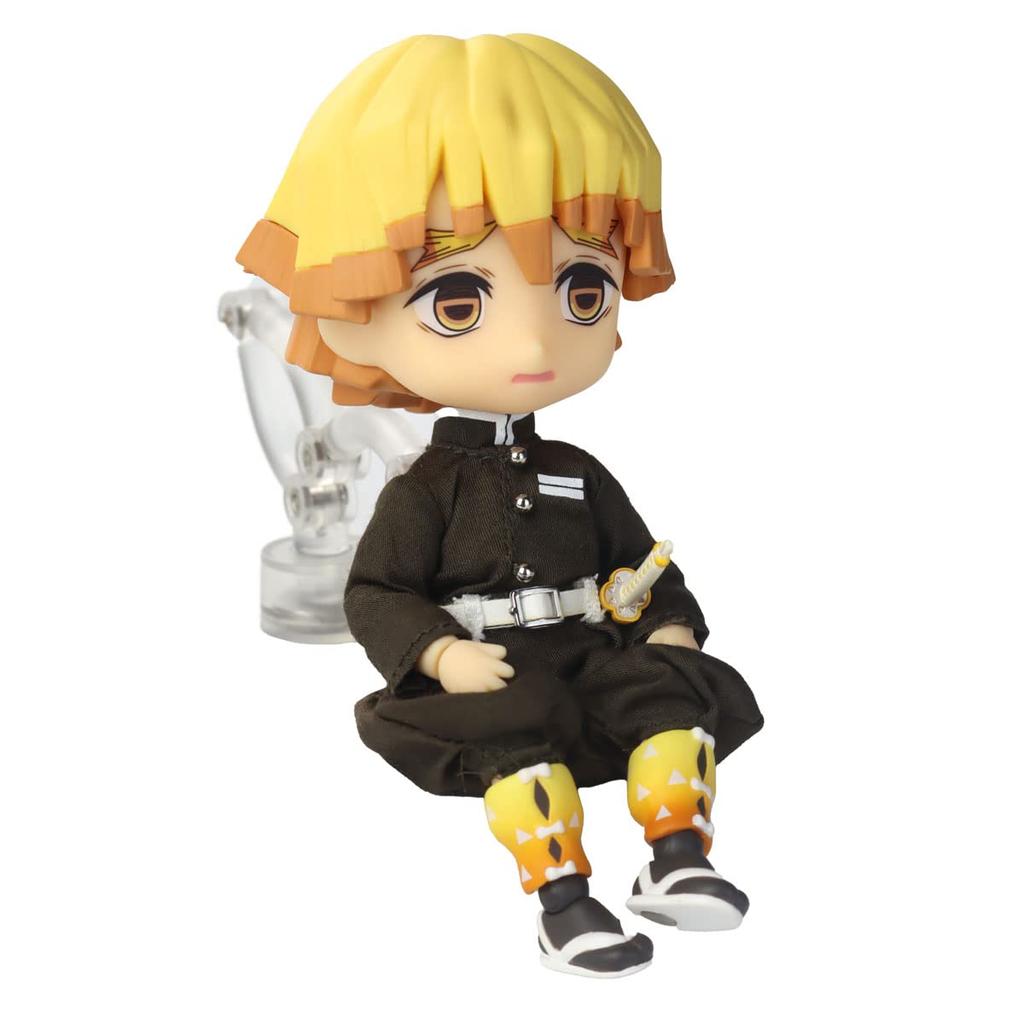 Кукла-нендороид Demon Kimetsu no Yaiba Zenitsu Agatsuma подвижная фигурка с пластиковой росписью G12670 Slayer без масштаба