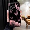 Простой чехол-бампер с бабочкой для Xiaomi Redmi Note 14 13 Pro Plus 14C 10 12C 13C 12 11 9 8 7 A1 K80 A4 A5 A3 A1 K40 A2