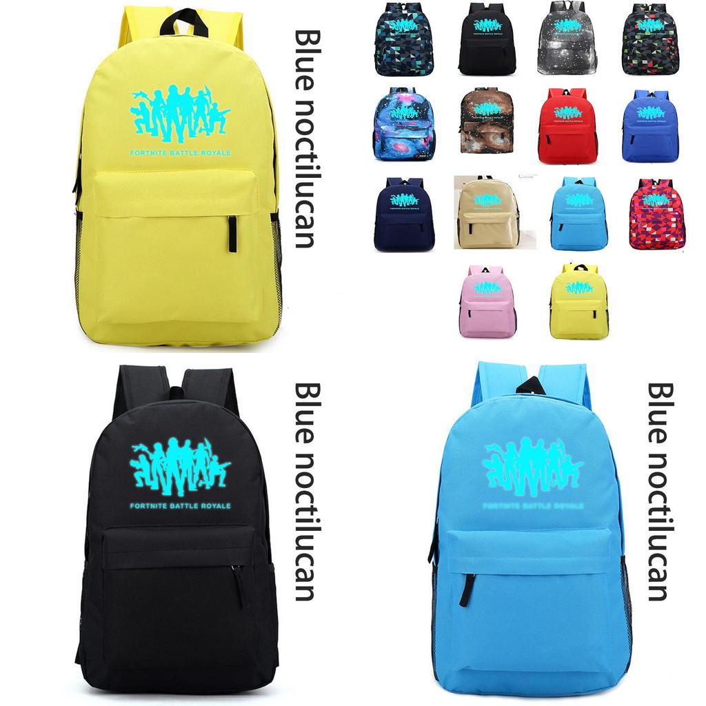 Fortnite Bag Luminous Game Youth Campus Fashion Trend Backpack For Unisex