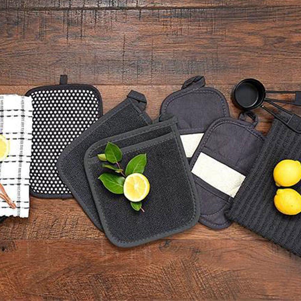 Microwave Glove Pan Oven Cloth Kitchen Placemats Insulation Pads Heat Insulation Mat Table Toweling