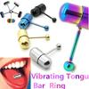 Новинка-вибрационный пирсинг для языка + батарейка