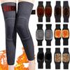 Ветрозащитный Толстый Наколенник Эластичный Зимний Наколенник Защитный Чехол для Колена Спорт Аксессуары