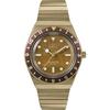 Женские часы Timex Q 36 мм, золотистый тон, коричневые.