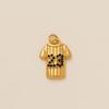 Stainless steel sports series pendant, racket, football basketball, rugby, sports jersey pendant, gold-plated color retention