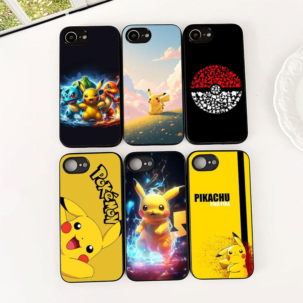 Cover for Samsung Galaxy S24 S25 S23 FE Ultra Plus S7 Edge S25+ S23+ A56 5G Casing Phone Case Lovely P-Pokemons P-Pikachus GO