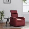 VidaXL Recliner, Chair with Footrest, Seat with Backrest and Armrests Living Room, Modern, Red 374187