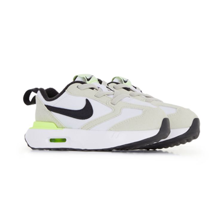 Nike Кроссовки Air Max Dawn PS Light Bone Barely Volt Kids кремовые, белые, черные DC9318-107