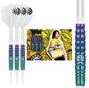 Target Japan MAYO G6 MAX 90% Tungsten K-Flex No. 6 (Shape) 2BA Soft Tip Dart Set | 19.5g | White Pixel Tip | MAYO G6 MAX 210436