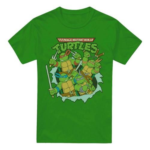 Teenage Mutant Ninja Turtles Mens Retro Group T-Shirt