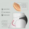 Enhancer Sponge Pad Underwear Briefs Cup Close Fit Stretchy Waterproof Anti-Exposure Push Up Panties Pad for Bathroom