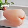 Silicone Butt Squeeze Toy: Creative Wax Apple Live Stream Decompression Doll