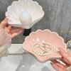 Personalized Creativity Bathroom Soap Dishes Plastic Shell Soap Box Toilet Shelf Soap Box Household Washbasin Soaps Drain Rack