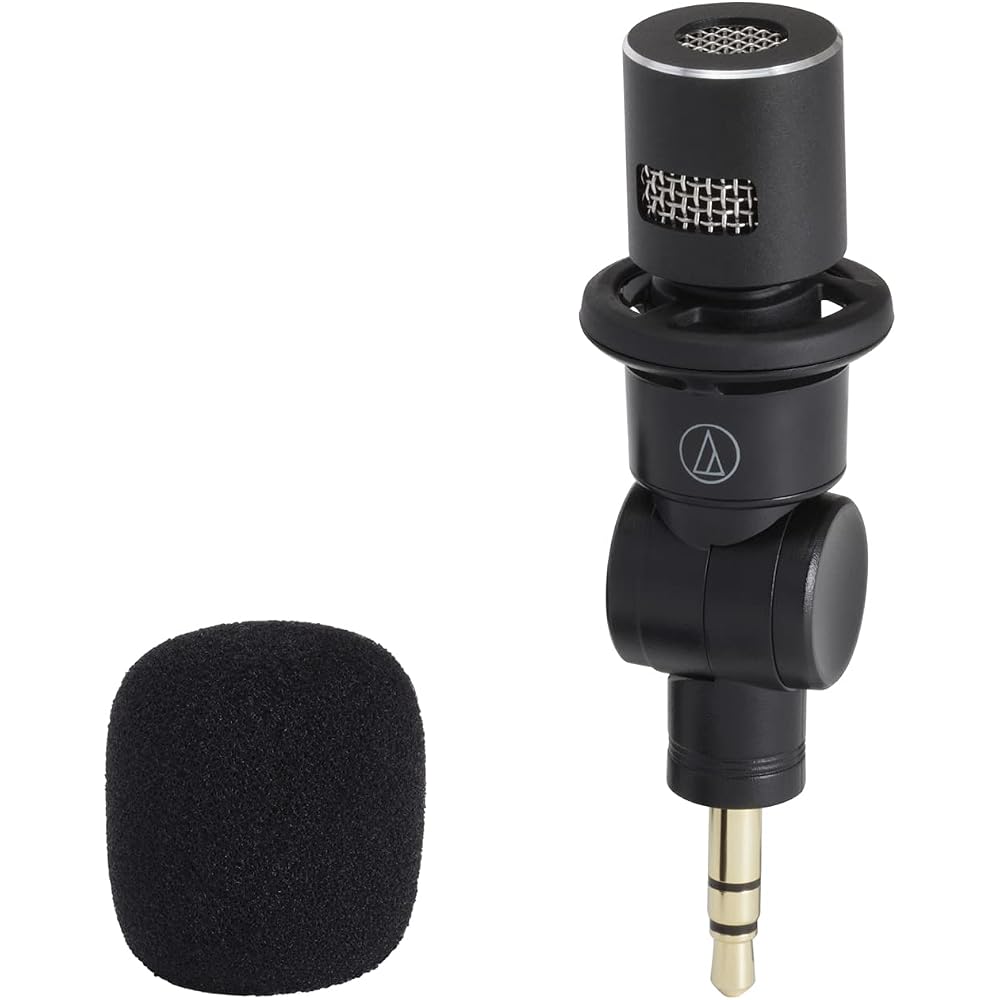 Audio-Technica AT9912 Mono Microphone Compact Design Lightweight Portable Audio Device