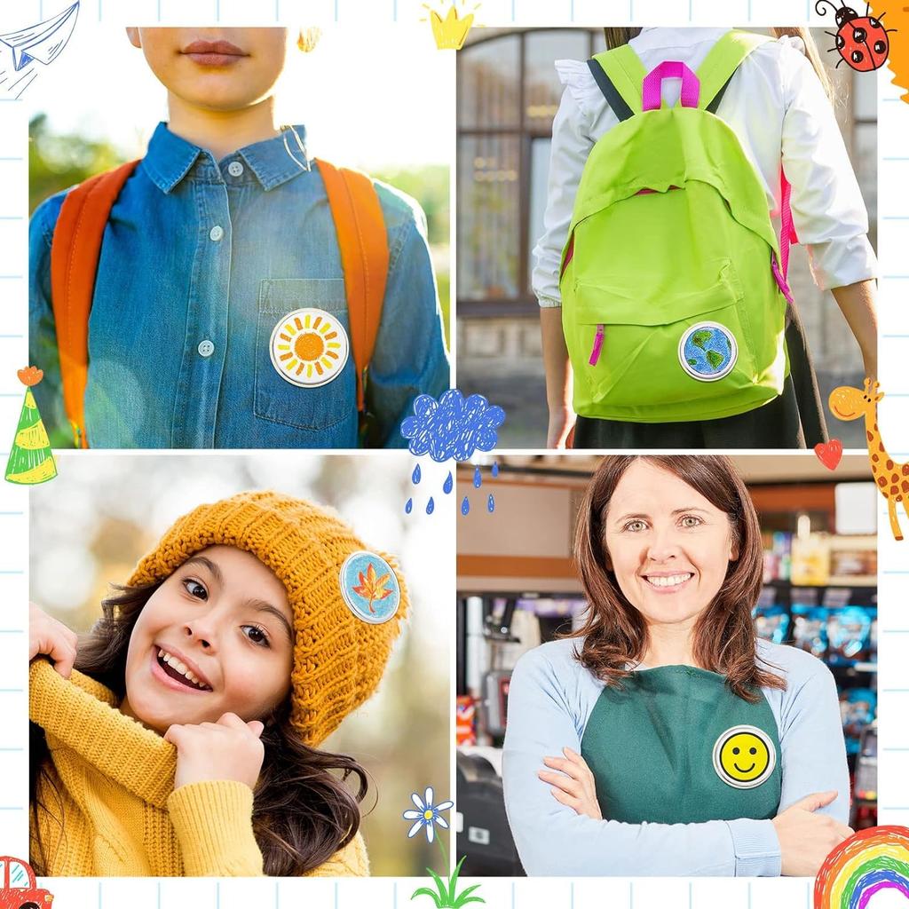 DIFEIUKI прозрачная кнопка 24 круглых акриловых значка для самостоятельного изготовления значка с фотографией, поделка-идол, поставляется с значками с булавками, деталями, значками,