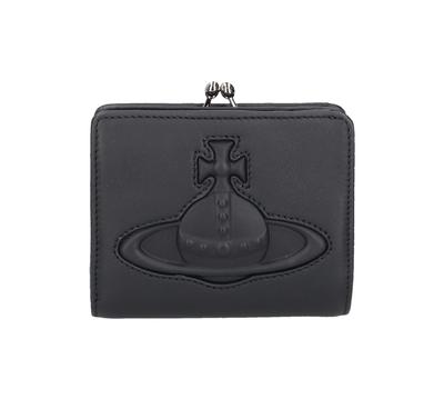Кошелек ГЛАДКАЯ КОЖА ИНЖЕКЦИЯ ORB [Vivienne Westwood] В два сложения [предмет]