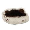 Cat Cave Bed Semi Enclosed Soft Comfortable Warm Cozy Fluffy All Seasons Universal Plush Pet Sleeping Bed for Cats Dogs