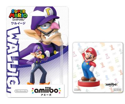 Amiibo Валуиджи Марио Оригинальная наклейка в комплекте (Супер Серия) [Бонус]