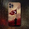 Турция Турецкий Флаг Чехол для Телефона Для iPhone 17,16,15,14,13,12,11 Plus,Pro Max,XS,X,XR,SE,Mini,8,7,Мягкий Силиконовый Черный Чехол