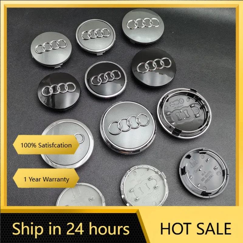 For Audi B5 Hub Caps Hot For Audi 4pcs 60mm 61mm 68mm 69mm 77mm Audi Hub Caps Car Wheel Center Caps for Audi A1 A2 A3 A4 A5 A6 A7 A8 S3