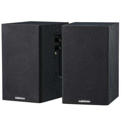 Ohm Speaker Bluetooth книжная полка стерео динамик беспроводной Bluetooth активная акустическая система компьютерный динамик OHM черный Denki_AudioComm ASP-W752Z