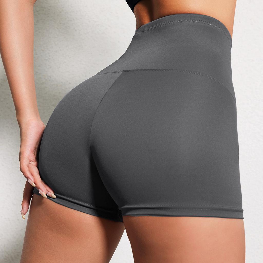 Женские шорты три четверти с завязками на талии и пуговицами, сексуальные колготки для фитнеса с подтяжкой ягодиц, велосипедные шорты для спортзала
