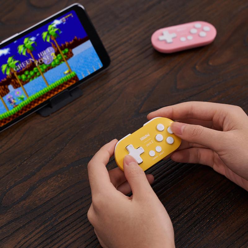8bitdo Zero 2 беспроводной Bluetooth-совместимый геймпад с мини-ручкой игровой контроллер мобильного компьютера