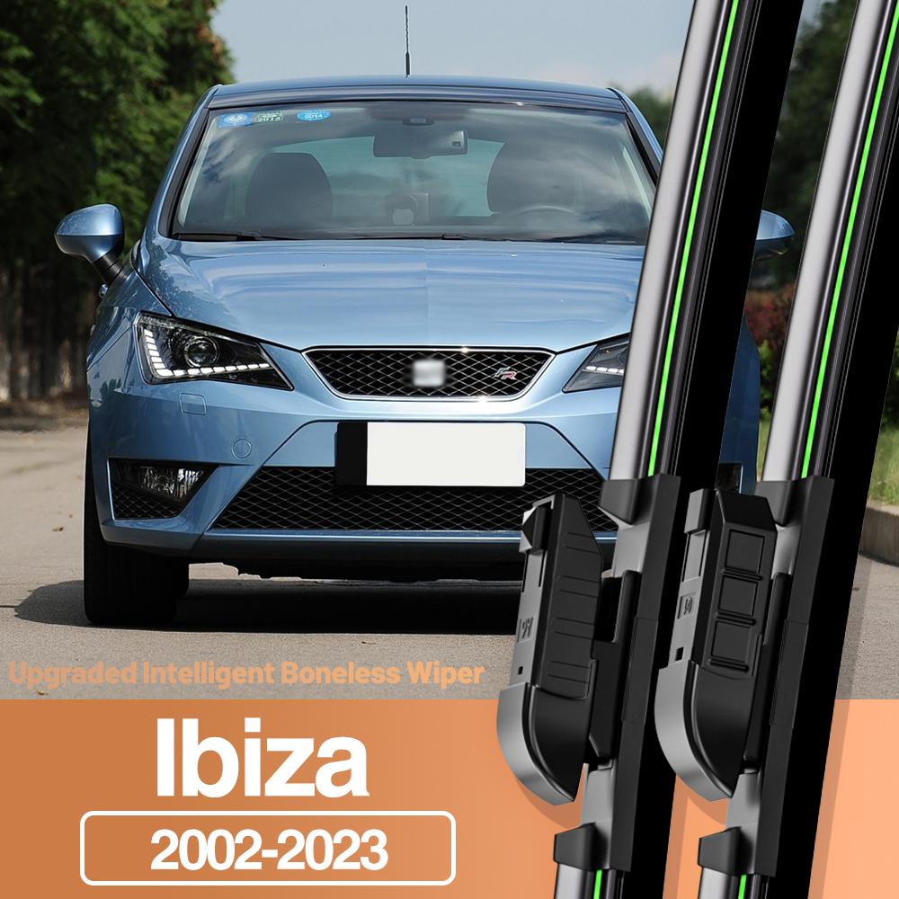 2pcs For Seat Ibiza 6L 6J 6F KJ 2002-2023 Front Windshield Wiper Blades Windscreen Window Accessories 2003 2005 2008 2016 2017
