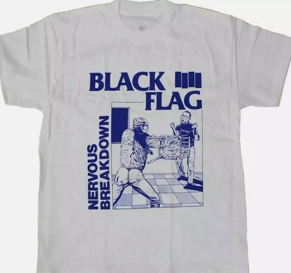 Black Flag TShirt Nervous Breakdown Punk Band Tee Unisex T-Shirt