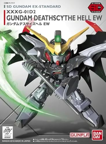 SD Gundam EX Standard Мобильный доспех Gundam Wing Endless Waltz Gundam Deathscythe Hell EW Пластиковая модель с предварительной окраской